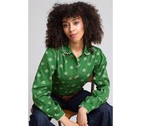 Kite Women's Marshwood Sateen Blouse in Green | Size: 18 Kite Green 18