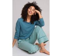 Kite Women's Ocean Check Cranborne Flannel Comfies in Blue | Size: Medium