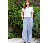 Kite Womens Organic Broadmayne Ticking Trousers - 16 - Navy
