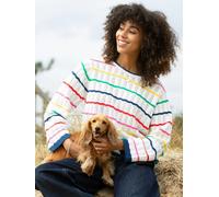 Kite Womens Organic Hermitage Knit Jumper Stripe - XS - Rainbow