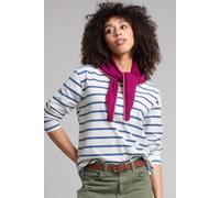 Kite Women's Oxbridge Jersey T-Shirt Navy Stripe | Size: 12