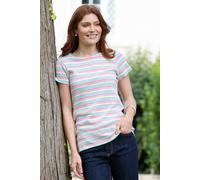 Kite Women's Portesham Jersey T-Shirt Rainbow Stripe | Size: 14