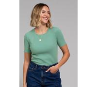 Kite Women's Portesham Ribbed T-Shirt Sage in Green | Size: 8 Kite Green 8