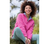 Kite Women's Purbeck 1/4 Zip Teddy Fleece Blush in Pink | Size: XS