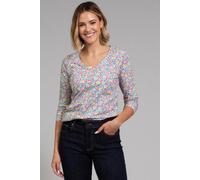 Kite Women's Tarrant 3/4 Sleeve Jersey T-Shirt Born To Bloom | Size: 16 Kite Multicolor 16