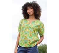 Kite Women's Tincleton Cambric Blouse Dazzle in Green | Size: Medium Kite Green M