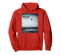 Kiteboarder Mega Loop North East Winter Storm Pullover Hoodie