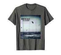 Kiteboarder Mega Loop North East Winter Storm T-Shirt