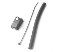 Kiteboarding Kite Hose and Clamp, Compatible with Most Snow and Water Kites, Nylon Material