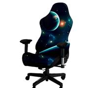 Kitegrese Printed Gaming Chair Slipcover, Cat Scratch Proof Stretchable Game Chair Cover with Arms Cover(E)