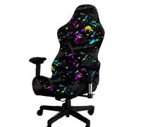 Kitegrese Printed Gaming Chair Slipcover, Cat Scratch Proof Stretchable Game Chair Cover with Arms Cover(L)