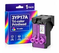KiteiHiry 1 Pack 3YP17A Print Head Replacement - Compatible with HP - for 660 670 672 675 678 700 725 726 728 755 758 798 6000 6001 7000 7001 7005 7006 7300 7301 7305 7600 Series - Tri-Color