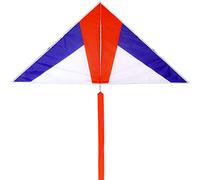 Kites for Boys Large Triangular Kite in The Park Outdoor Simple Air Flying Toy with Long Tail Easy to Fly in The Breeze (Size : 5.2ft+32.8ft Tail+328ft line) (5.2ft+32.8ft Tail+1312ft line)