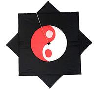 Kites for Boys Small Creative Chinese Style Black Gossip Kite Outdoor Flying Toy with Floating Tail A Gift for Kite Lovers (Color : Black Size : 3.342.7ft+2625ft Tire line) (Black 3.3 * 42.7ft+1640ft