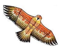 Kites for Boys Small Creative Golden Eagle-Shaped Kite Flying Toys in The Outdoor Park Suitable for People of All Ages (Color : Gray Size : 5.6ft) (Gold 5.6ft+1640ft line)