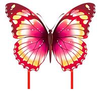 Kites for Girls Creative Couple Butterfly Kite Outdoor Adult Games and Entertainment Aerial Toys Easy to Fly in The Breeze Gift Decorations (Color : Blue Size : 3.3ft+9.8ft Tail+328ft line) (Pink 3