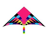 Kites for Girls Outdoor Large Creative Colorful Enchanting Kite Flying A Triangular Kite in The Air at The Park Beach Easy to Fly in The Breeze Gift (Size : 5.2ft+32.8ft Tail+853ft line)