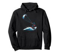 Kitesurfer Evolution Series Walking Human Kite Flying Pilot Pullover Hoodie
