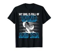 Kitesurfing Kiteboarding My Soul Is Full Of Wind T-Shirt