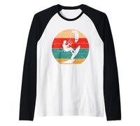 Kitesurfing Kiteboarding Vintage Style Extreme Ocean Sport Raglan Baseball Tee