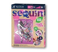 Kitfix - Sequin Art Craft Teen ECO - Fairy - 21 x 28 cm - Creative Set - Craft Kit for Children and Adults Aged 8+ - 2313