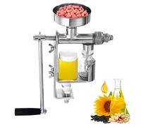 KITGARN Manual Oil Press Machine 304 Stainless Steel Nut Oil Extractor Seeds Oilver Oil Food Grade Oil Expeller Oil Extractor Oil Press Machine