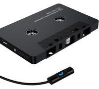 Kitgody Car Audio Bluetooth Cassette to Aux Receiver, Tape Desk Bluetooth 5.0 auxillary Adapter, Black
