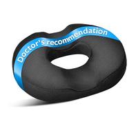 KitGody Donut Cushion for Postpartum Recovery & Hemorrhoid Relief - Memory Foam Seat Pillow, Sciatica & Coccyx Pain Relief, Orthopedic Support for Office, Car, Wheelchair