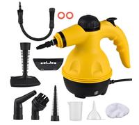 Kitgody Steam Cleaner Handheld,Multi-purpose Steam Cleaner with 10 accessories, Hand Held Steamer Cleaning for Carpet, Car, Kitchen, Bathroom, Toilet, Window, Floor