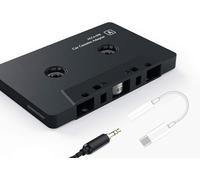 Kitgody USB C Cassette Adapter for Car - Android Tape to Aux Converter for Old Vehicles - NOT Compatible with iPhone - Compatible with Samsung/Xiaomi/Huawei/Google Type C Devices（Black）