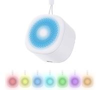 Kitgody White Noise Machine with Soothing Sounds,Sound Machine with 7 Colors Night Light, Noise Machine with 3 Timers Memory Function for Home/Travel/Camping/Office