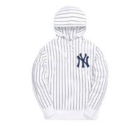 KITH For Major League Baseball New York Yankees Striped Hoodie 'White' KH2447-101 L