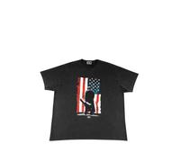 KITH x Johnny Cash American Flag Walk The Line T-shirt - Black XL-XXL