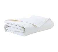 kithwjll Summer Duvet, White, 135 x 220 cm, Feather Filling, Breathable Cotton, Lightweight Quilt, Wrinkle-Free Sleeping Blanket for Relaxing Summer Comfort in the Bedroom