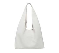 Kitise 2 In 1 Soft Pu Leather Slouchy Tote With Small Pouch Crossbody Bag In White White