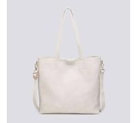Kitise 2In1 Large Handle Resersable Tote Bag With Crossbody Purse Handbag In Beige Beige One Size