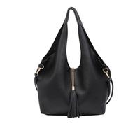 Kitise 2In1 Large Slouchy Tote Bag With Small Crossobody Handbag In Black Black