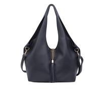 Kitise 2In1 Large Slouchy Tote Bag With Small Crossobody Handbag In Navy Navy