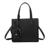 Kitise 2In1 Small Shoulder Tote Bag With Detachable Purse In Black Black One Size