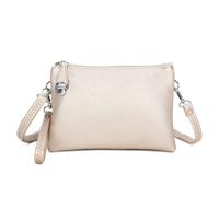 Kitise 3 Compartments Multifunctionla Crossbody Bag Wristles Handbag In Gold Gold