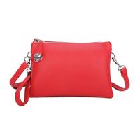 Kitise 3 Compartments Multifunctionla Crossbody Bag Wristles Handbag In Red Red One Size