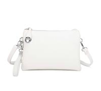 Kitise 3 Compartments Multifunctionla Crossbody Bag Wristles Handbag In White White