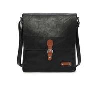 Kitise Boho Style Buckle Detail Rommy Crossbody Bag In Black Black