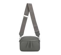 Kitise Camera Crossbody Bag Wide Chevron Strap Shoulder Purse - GREY