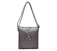 Kitise Chic Puppy Charm Crossbody Messenger Bag Slim Strap - BRONZE