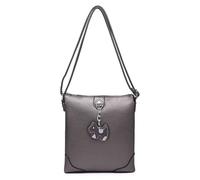 Kitise Chic Puppy Charm Faux Leather Crossbody Messenger Bag In Bronze Bronze