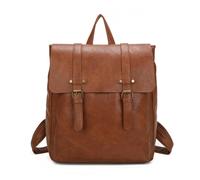 Kitise Classic Flap Design Travel Rucksack Large Backpack In Brown Brown