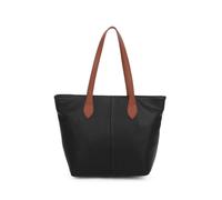 Kitise Classic Lightweight Rommy Shopper Tote Bag In Black Black