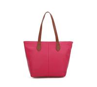 Kitise Classic Lightweight Rommy Shopper Tote Bag In Fuchsia Fuchsia One Size