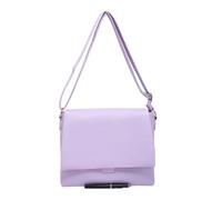 Kitise Doube Compartments Flap Design Pu Leather Crossbody Shoulder Bag In Lilac Lilac